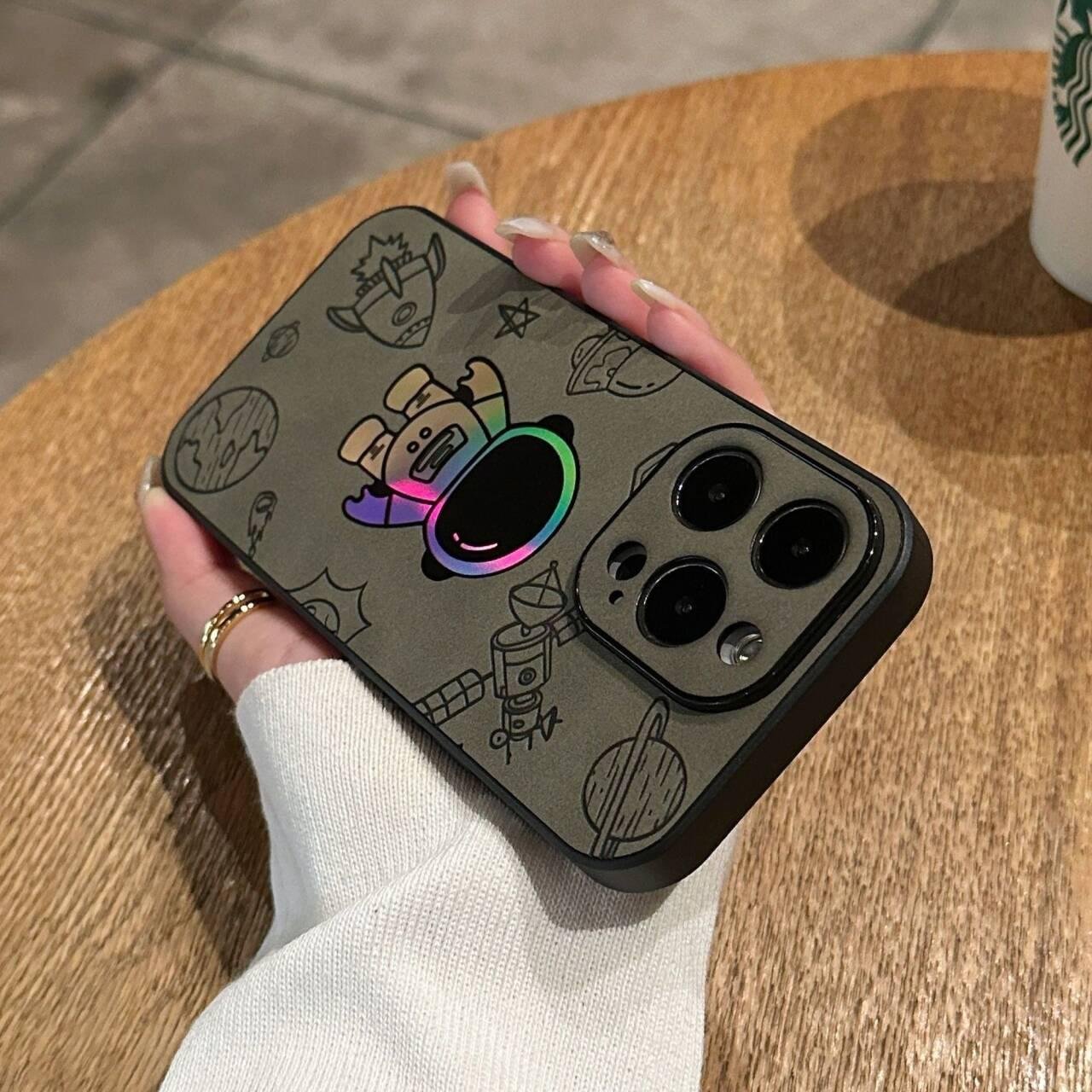 Laser Astronaut iPhone Case - Image 4