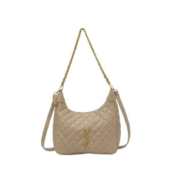 Chain Rhombus Messenger Bag Poplar Forest Embroidery Thread Large Capacity Shoulder Bag Fashion Style Underarm Bag Handbag