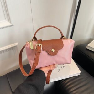 Nylon Women'S Handbag Bag New Dragon Bags Xiang Simple Spliced Dumpling Bag One-Shoulder Tide Crossbody Bag