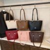 Light Luxury Miu Simple Tote Bag Large Capacity Trend Splicing Fashion Leisure Trade Shoulder Bag Premium Underarm Bag
