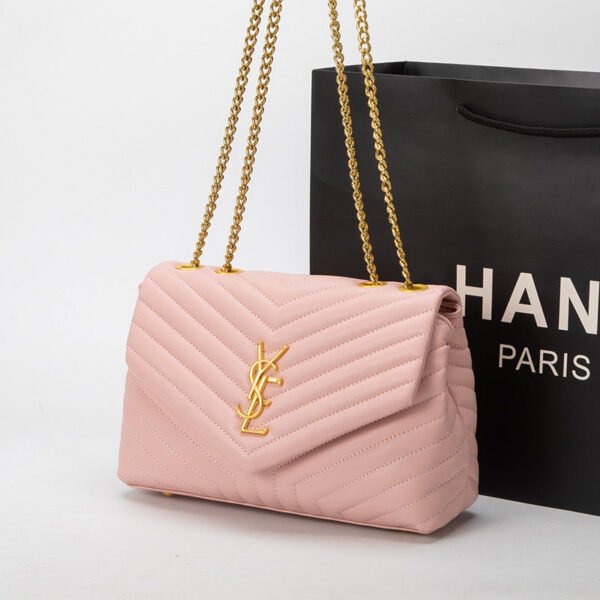 DIY Women’S Bag 2026 New Leather Rhombus Chain Bag Classic Versatile Fashion Messenger Shoulder Handbag Tide