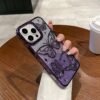 Explosion Applies To IPhone17promax Electroplating Three-Dimensional Butterfly Gradual Change Glitter, Apple 16 Mobile Phone Case