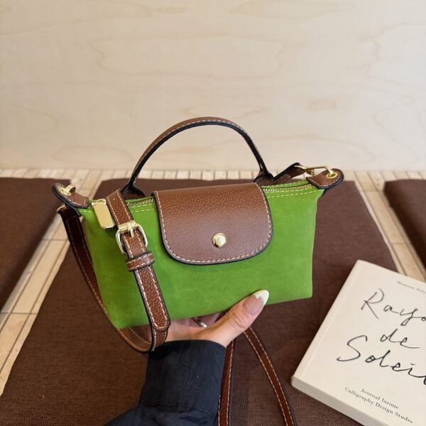 Fashion Contrasting Dragon Bags, Dumpling Bags, Retro Commuting Shoulder Bodybags, Handbags, Light Luxury Mobile Phone Bags