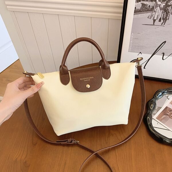 New Oxford Cloth Dumpling Bag Women Tide Dragon Bags Xiang Splicing Simple Handbag Commuter Messenger Bag