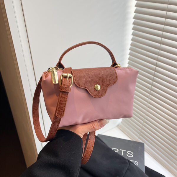 Nylon Women’S Handbag Bag New Dragon Bags Xiang Simple Spliced Dumpling Bag One-Shoulder Tide Crossbody Bag