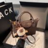 Frosted Woolen Hand-Held Dumpling Bag Trend Dragon Bags Xiang Splicing Ins Letter One-Shoulder Crossbody Bag Versatile