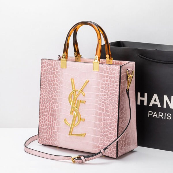 2026 New Versatile Leather Mother Bag, Crocodile Pattern Atmospheric Shoulder Bag, Large Capacity Portable Tote Bag For Women