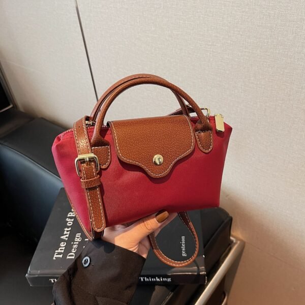 Style Premium Dragon Bags Xiang Handbag Nylon Cloth Fashion Dumpling Bag Retro Messenger Bag Commuter Women’S Bag