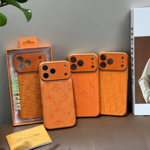 Premium Sense Orange Changes 17 Seconds Mobile Phone Case, Suitable For IPhone17Promax Trendy Brand New Apple 16 Protective Case