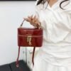 Retro Light Luxury Poplar Forest Box Bag Portable Women Commuter Small Square Bag Niche High-End Tide Single Shoulder Messenger Bag