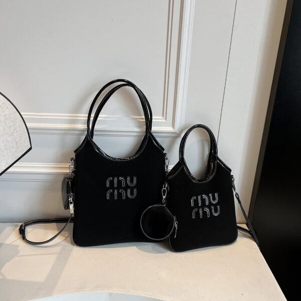 Miu Versatile Handbag Fashion Mother And Child Bag Large Capacity Ins Niche Design Shoulder Underarm Bag