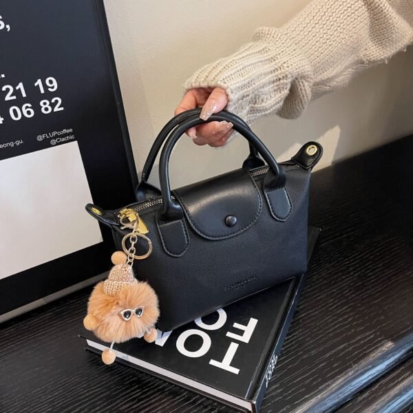 Simple Dumpling Bag New Dragon Bags Xiang High-End Texture Hand-Spliced Shoulder Messenger Bag
