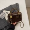 Matte Chain Mi.U French Box Bag Niche Texture Trade Tide Small Square Bag Personalized Shoulder Messenger Bag