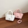 Niche Style Fashion Miu Handbag Premium Cross-Border Tide Shoulder Messenger Bag Light Luxury Bucket Bag Women’S Bag