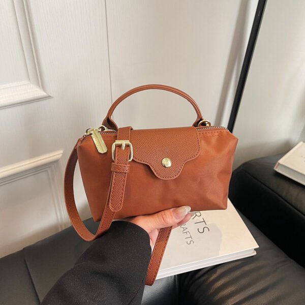 Nylon Women’S Handbag Bag New Dragon Bags Xiang Simple Spliced Dumpling Bag One-Shoulder Tide Crossbody Bag