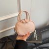 Niche Fashion Portable Bowling Bag Women’S Early Spring New Simple Mi.U Shoulder Bag Premium Messenger Bag