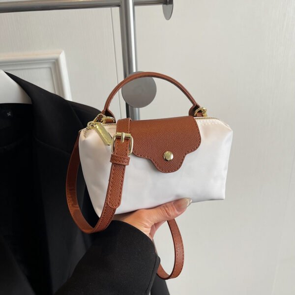 Nylon Women’S Handbag Bag New Dragon Bags Xiang Simple Spliced Dumpling Bag One-Shoulder Tide Crossbody Bag