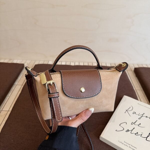 Fashion Contrasting Dragon Bags, Dumpling Bags, Retro Commuting Shoulder Bodybags, Handbags, Light Luxury Mobile Phone Bags