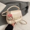 Niche New High-End Handbag Bag Women’S Mi.U Version Single Shoulder Messenger Bag Fashion Saddle Bag