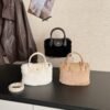 Light Luxury Plush Dragon Bags Xiang Handbag Women’S Retro Splicing Trend Shoulder Messenger Bag Casual Versatile Plush Bag
