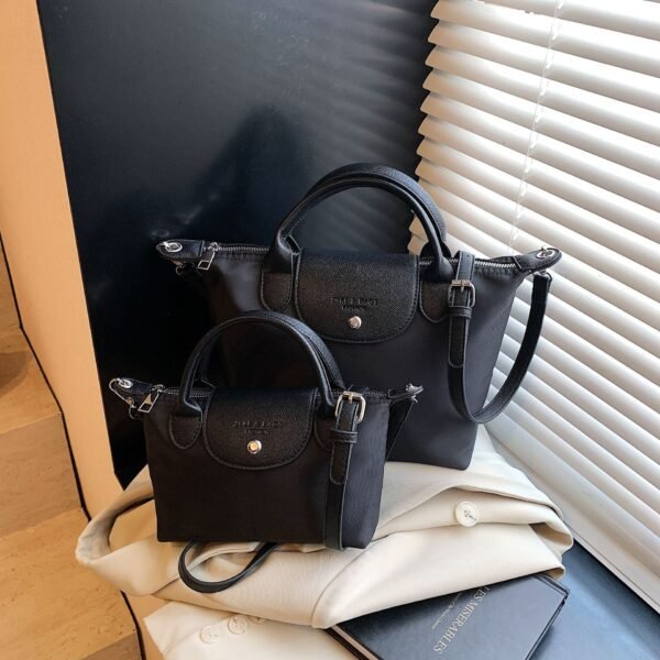 Popular Dumpling Bag Women’S Nylon Splicing Light Luxury Dragon Bags Xiang Change Light Shoulder Messenger Handbag