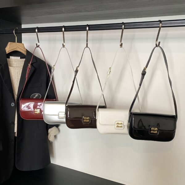 Version Of Small Square Bag Mi.U Fashion High-End Bags Texture Bag Women’S Bag Spice Girl Shoulder Messenger Bag