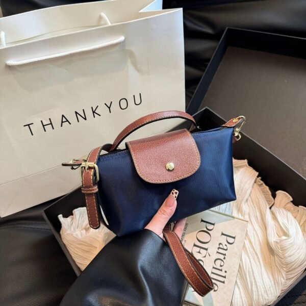 Oxford Cloth Dumpling Bag Dragon Mini Xiang Western-Style Nylon Contrast Simple And Fashionable One-Shoulder Crossbody Bag