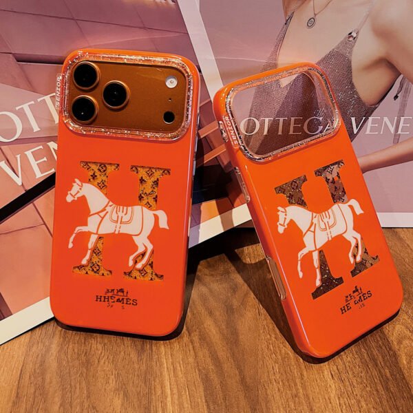 The new mobile phone case for the Year of the Horse is suitable for iPhone17Promax light luxury trendy brand New Year, and Apple 17 mobile phone case.