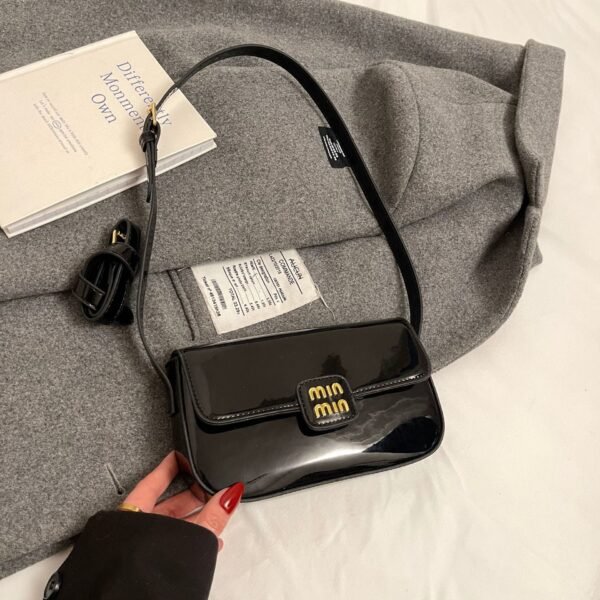 Version Of Small Square Bag Mi.U Fashion High-End Bags Texture Bag Women’S Bag Spice Girl Shoulder Messenger Bag