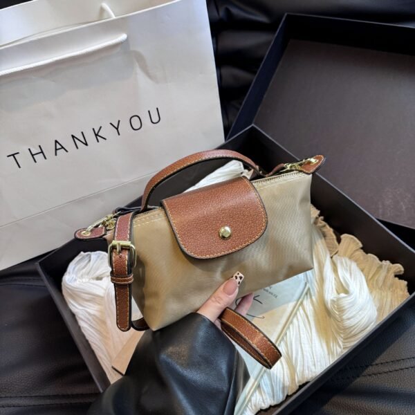 Oxford Cloth Dumpling Bag Dragon Mini Xiang Western-Style Nylon Contrast Simple And Fashionable One-Shoulder Crossbody Bag