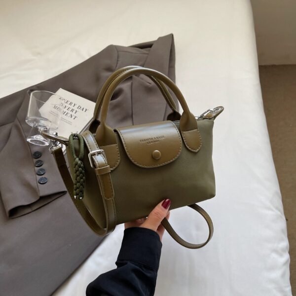 New Oxford Cloth Multi-Color Dumpling Bag Long Bags Xiang Splicing Handbag Niche Shoulder Messenger Bag