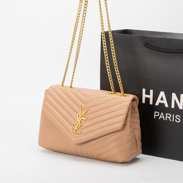 DIY Women’S Bag 2026 New Leather Rhombus Chain Bag Classic Versatile Fashion Messenger Shoulder Handbag Tide