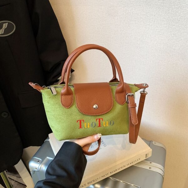 Dragon Bags Dumpling Bags High-Quality Textured Portable Splicing Shoulder Bags And Messenger Women’S Bags.