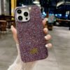 Luxury Rhinestone Electroplated Mobile Phone Case Is Suitable For IPhone17Promax Light Luxury High-End Apple Protective Case New Model