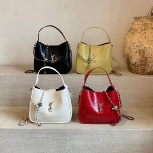 Light Luxury Rhombus Chain Poplar Forest Handbag Embroidered Thread Commuter Bags Shoulder Messenger Bag Fashionable Spice Girl Bag