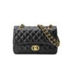 2026 New Chanel CF Classic Versatile Diamond Chain Small Fragrant Women’S Bag Fashionable Leather Shoulder Messenger Bag