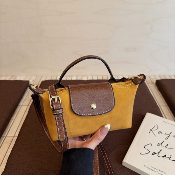 Fashion Contrasting Dragon Bags, Dumpling Bags, Retro Commuting Shoulder Bodybags, Handbags, Light Luxury Mobile Phone Bags