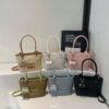 High-End Niche Handbag, Miu Female New Fashion And Versatile Mother Cabbage Basket Crossbody Bag