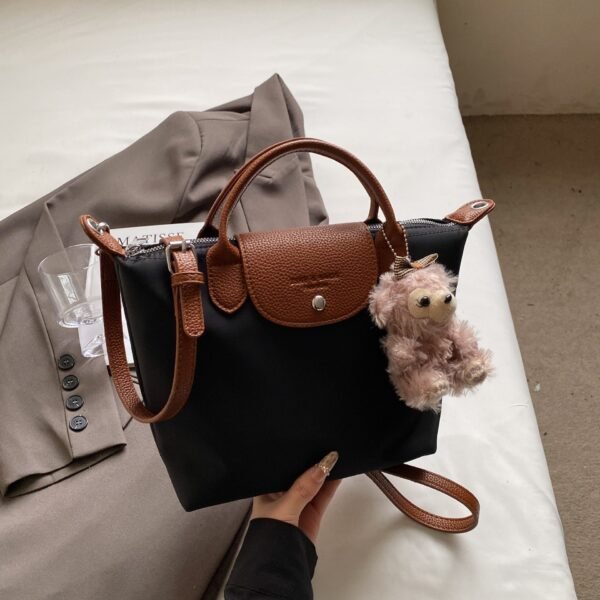 New Light Luxury Dragon Bags Xiang Nylon Cloth Retro Trendy Large Capacity Tote Portable Shoulder Messenger Bag