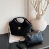 Light Luxury Handbag, Poplar Forest Woolen Wool Shoulder Vegetable Basket Bag, Trade Gas Messenger Bucket Bag