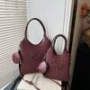 Miu Versatile Handbag Fashion Mother And Child Bag Large Capacity Ins Niche Design Shoulder Underarm Bag