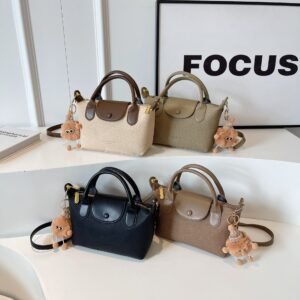 Simple Dumpling Bag New Dragon Bags Xiang High-End Texture Hand-Spliced Shoulder Messenger Bag