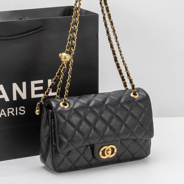 CF Underarm Chain Bag New Diamond Checkered Shoulder Bag Fashionable And Versatile Women’S Bag Leather High-End Crossbody Bag