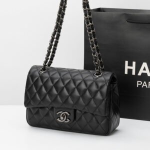 2026 New Chanel CF Classic Versatile Diamond Chain Small Fragrant Women'S Bag Fashionable Leather Shoulder Messenger Bag