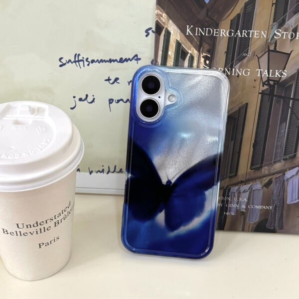 Simple Light Luxury Butterfly Explosion, Suitable For IPhone17Promax Advanced Sense Apple 16 Mobile Phone Case