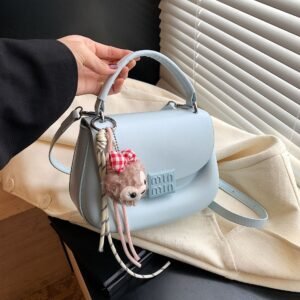 Niche New High-End Handbag Bag Women'S Mi.U Version Single Shoulder Messenger Bag Fashion Saddle Bag