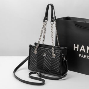 2026 New Trendy Niche Design Leather Chain Small Bag Feminine Atmosphere And Versatile High-End Texture Shoulder Crossbody Bag