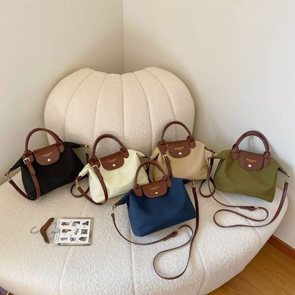 New Oxford Cloth Dumpling Bag Women Tide Dragon Bags Xiang Splicing Simple Handbag Commuter Messenger Bag