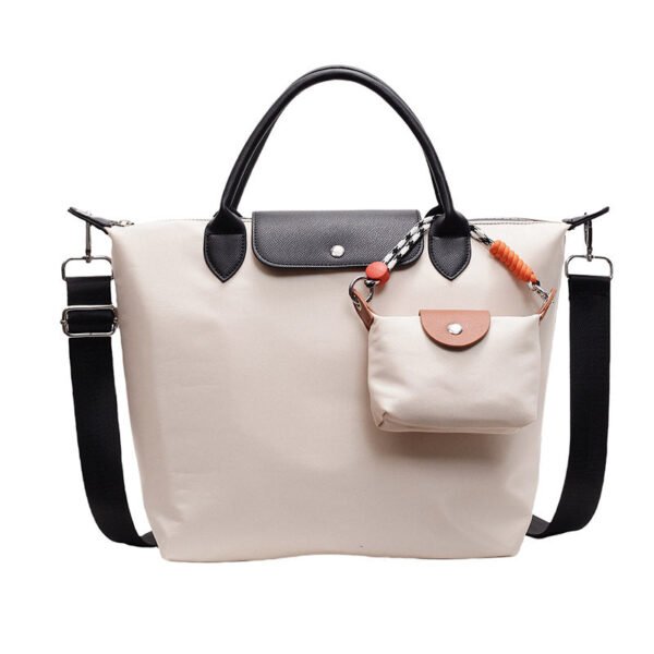 Spring Large-Capacity Hand-Held Dumpling Bags Tide Dragon Bags Xiang Spliced Mother-In-Law Bags Niche One-Shoulder Crossbody Bags