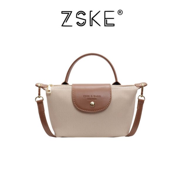 Oxford Cloth Dumpling Bag New Trade Dragon Bags Xiang Hand-To-Hand Splicing Bag Trendy One-Shoulder New Bag